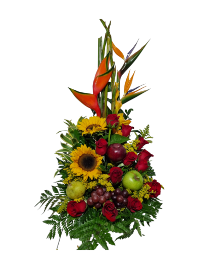 mini arreglo con frutas