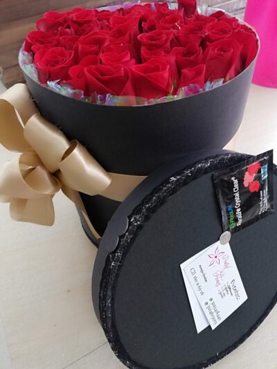 Caja de rosas