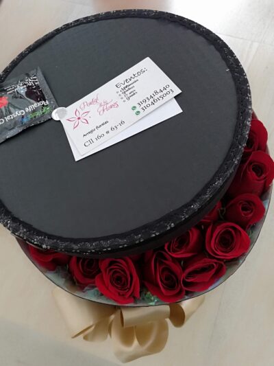 Caja de rosas