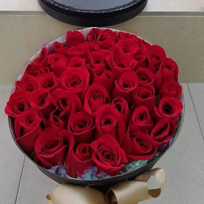 Caja de rosas