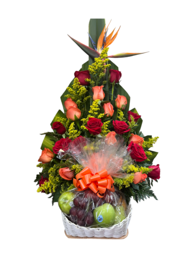 Frutero con Rosas