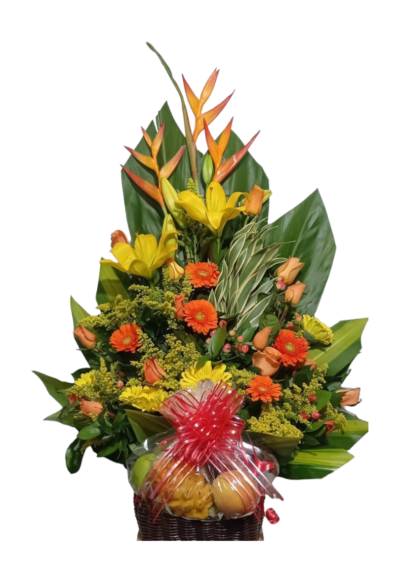 Frutero de gerberas